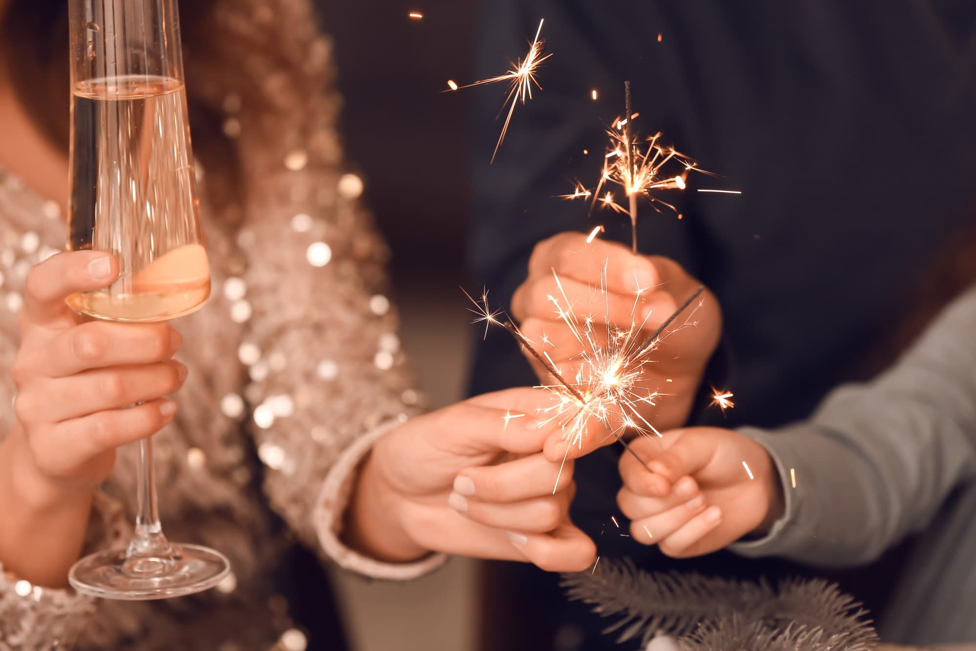 Jantares e festas de Passagem de Ano