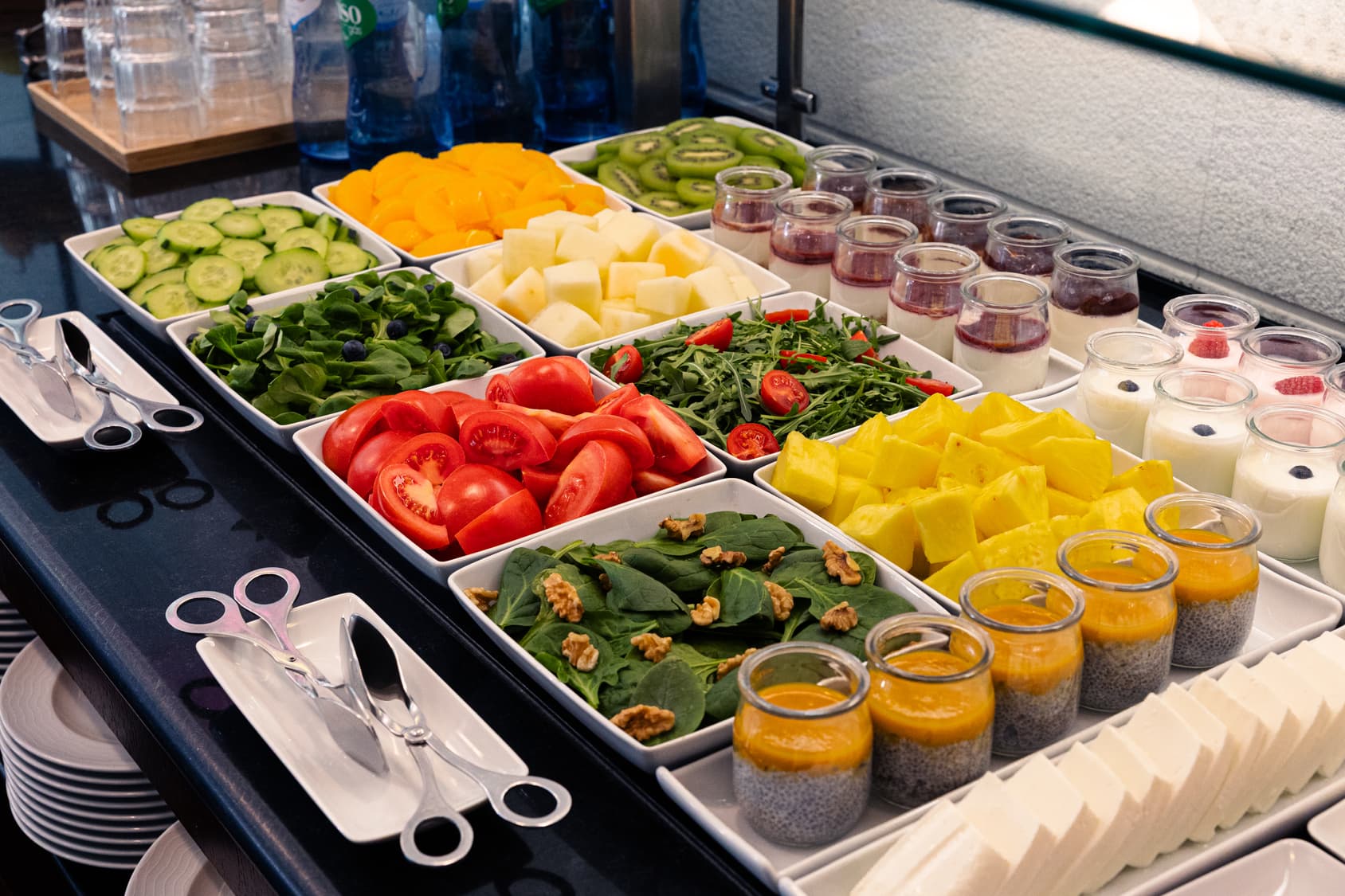 Sana Capitol Restaurant Breakfast Cold Buffet