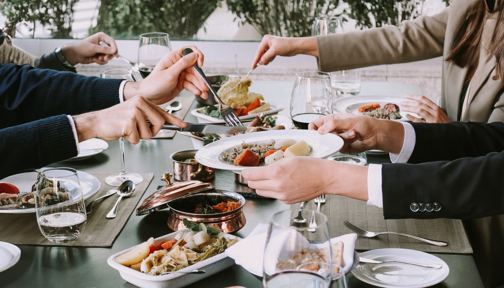 Neste buffet vai poder comer todo o cozido à portuguesa que quiser